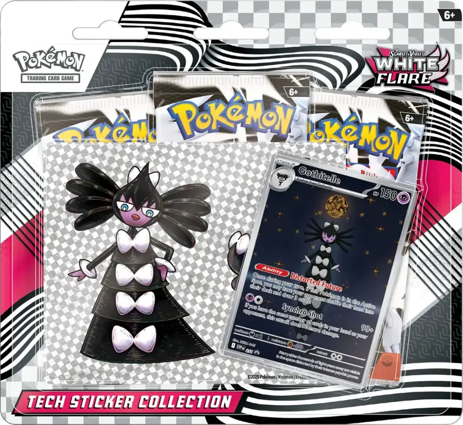 Tech Sticker Collection White Flare