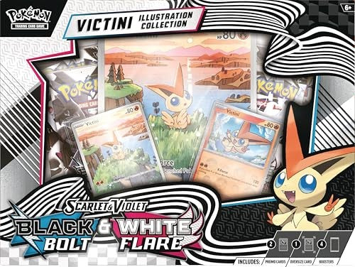 Black Bolt & White Flare Victini Illustration Collection Daily Deal