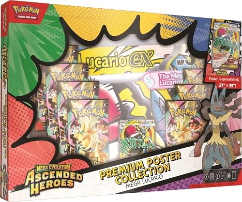 Mega Evolution-Ascended Heroes Premium Poster Collection **DAILY DEAL**