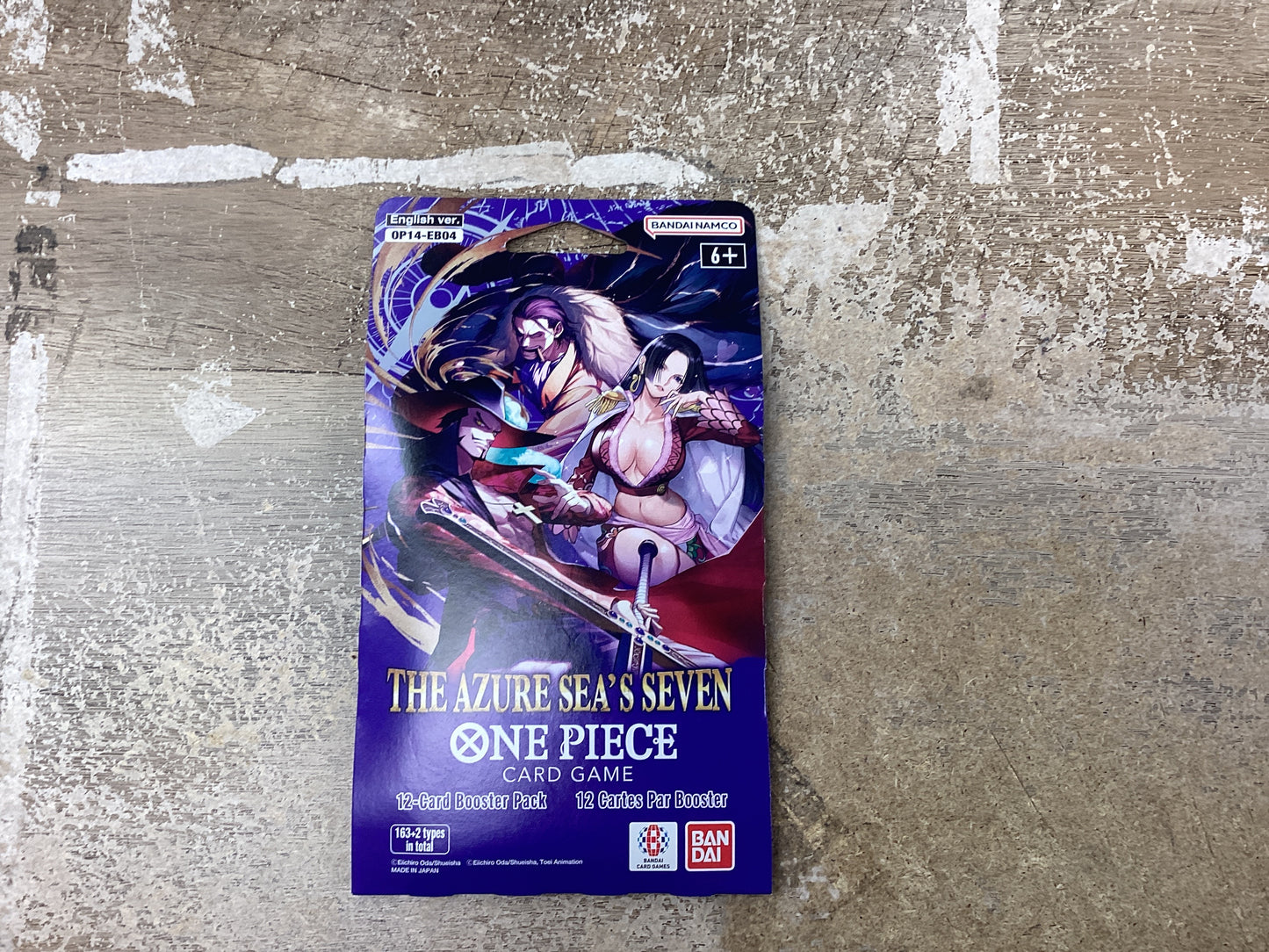 One Piece The Azure Sea's Seven SLEEVED BOOSTER PACK. OP-14