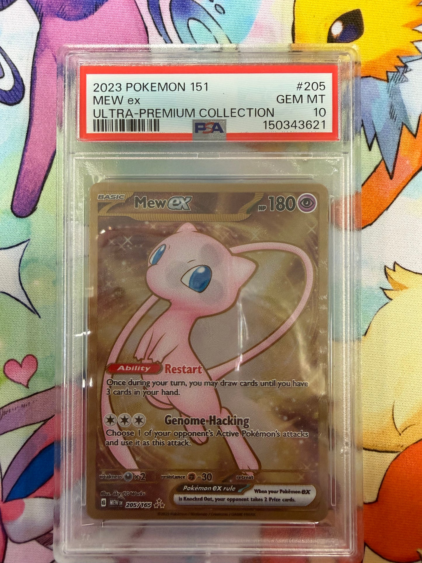 2023 ULTRA PREMIUM COLLECTION METAL MEW EX #205 PSA 10 PK1254