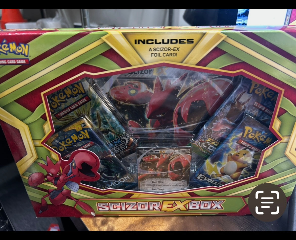 SCIZOR EX COLLECTION BOX.