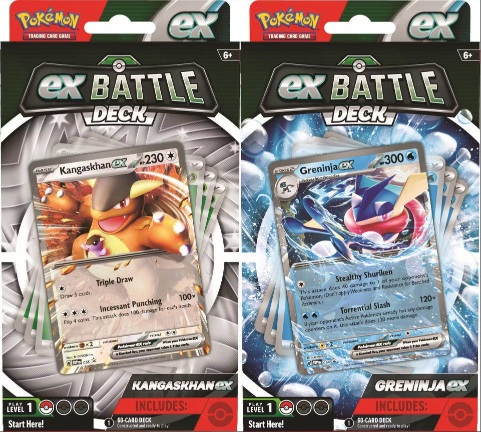 KANGASKHAN ex OR GRENINJA ex BATTLE DECK - STYLE MAY VARY