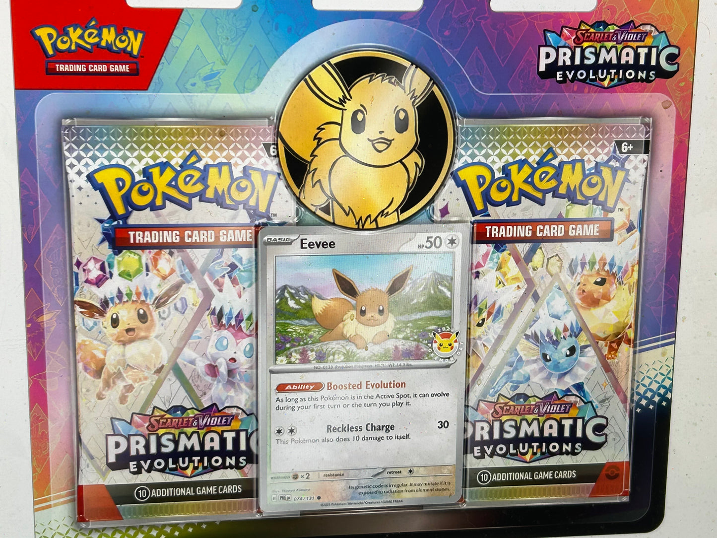 PRISMATIC EVOLUTIONS 2 PACK BLISTER PACK