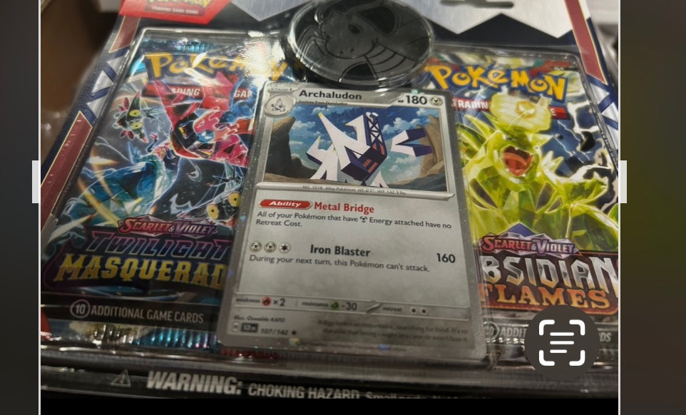 OBSIDIAN FLAMES/TWILIGHT MASQUERADE 2 PACK BLISTER PACK