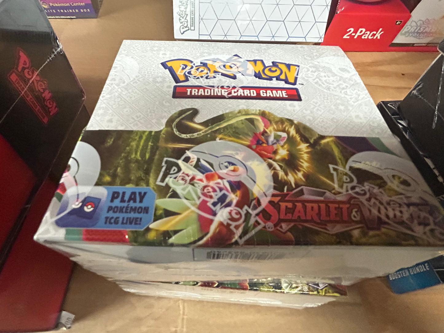 SCARLET AND VIOLET SEALED BOOSTER BOX. DEALS
