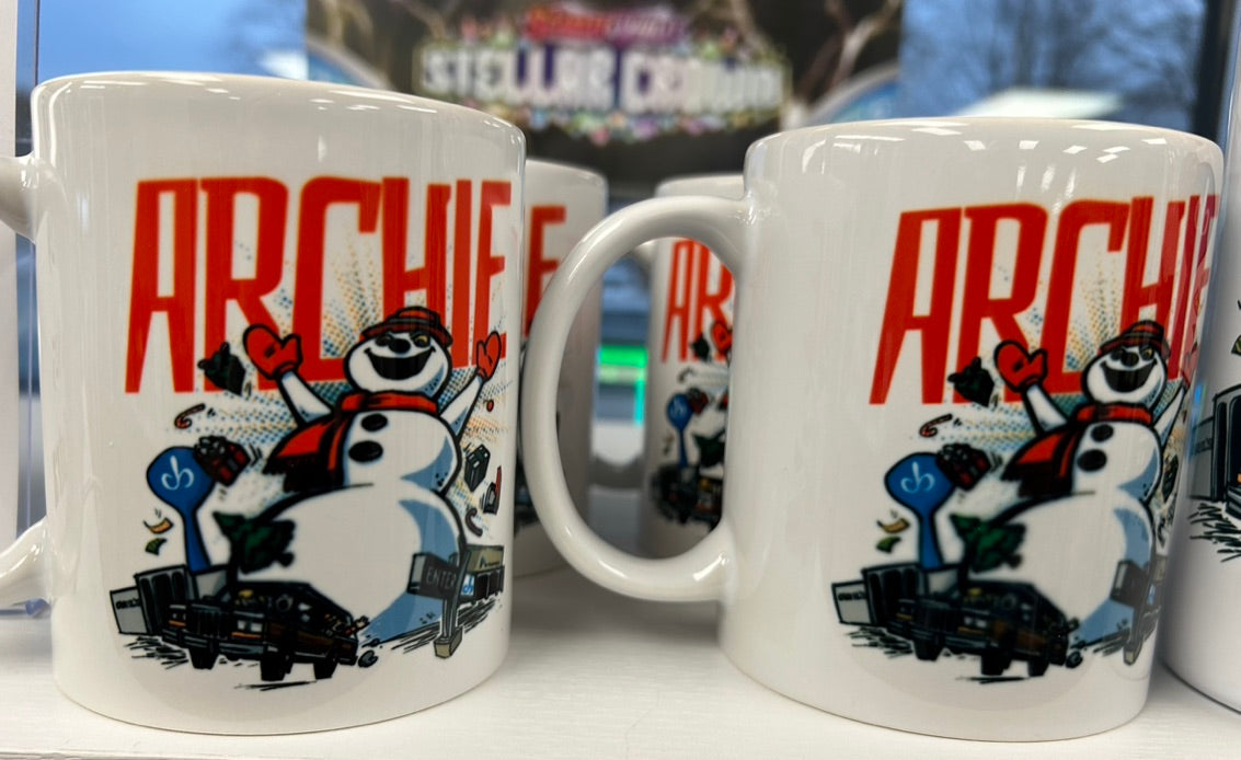 CUYAHOGA FALLS ARCHIE COFFEE MUG