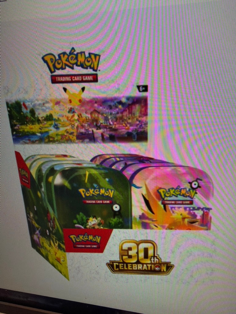 CELEBRATIONS 30TH ANNIVERSARY MINI TIN. 2 PACKS. 10/2