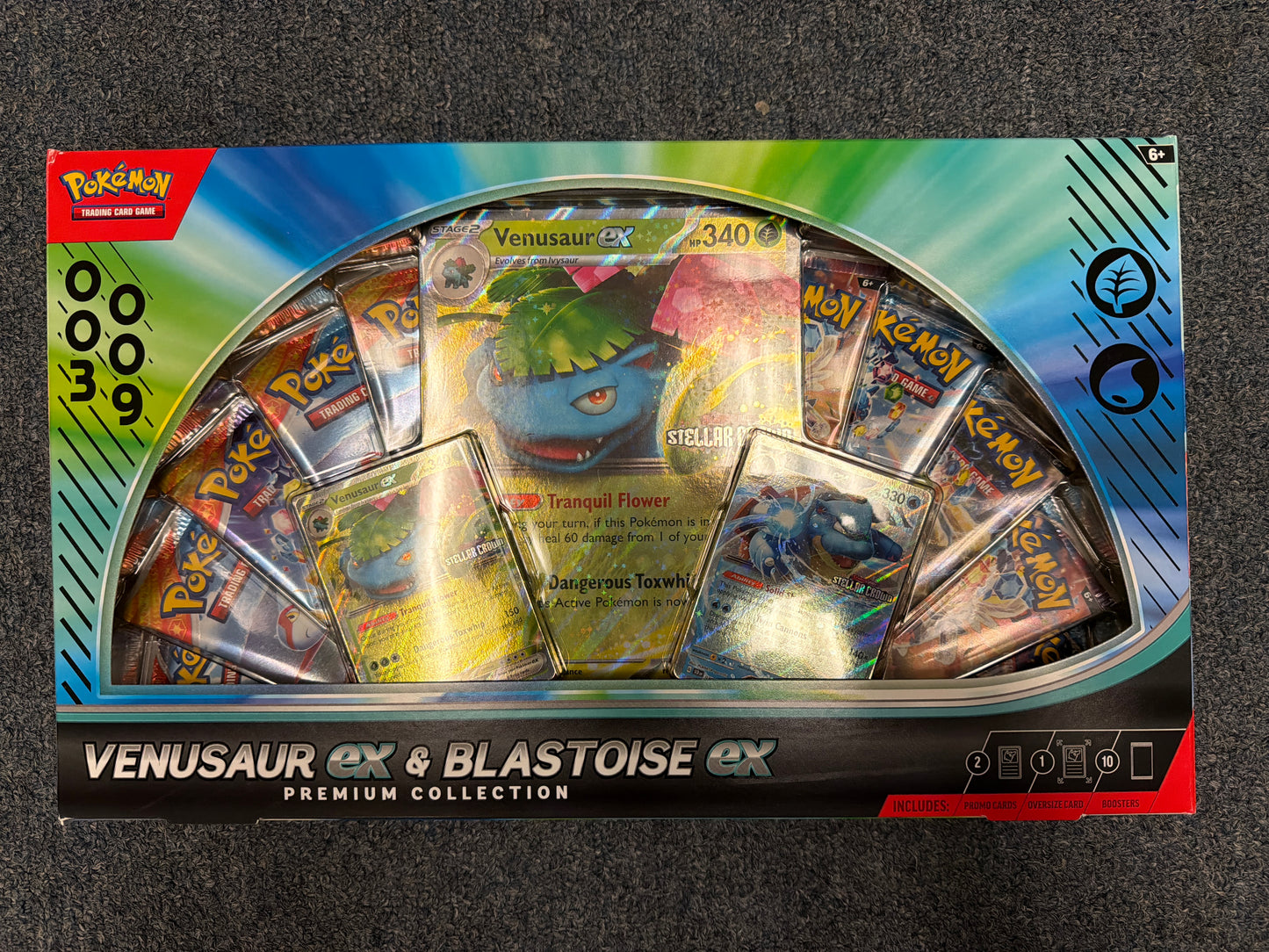 VENUSAUR EX & BLASTOISE EX PREMIUM COLLECTION **DAILY DEAL**