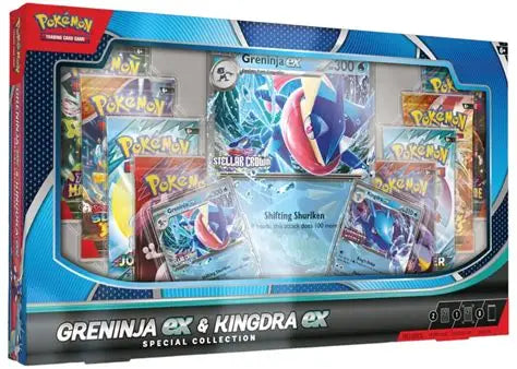 Greninja Ex & Kingdra ex Special Collection box *LIMIT 1*
