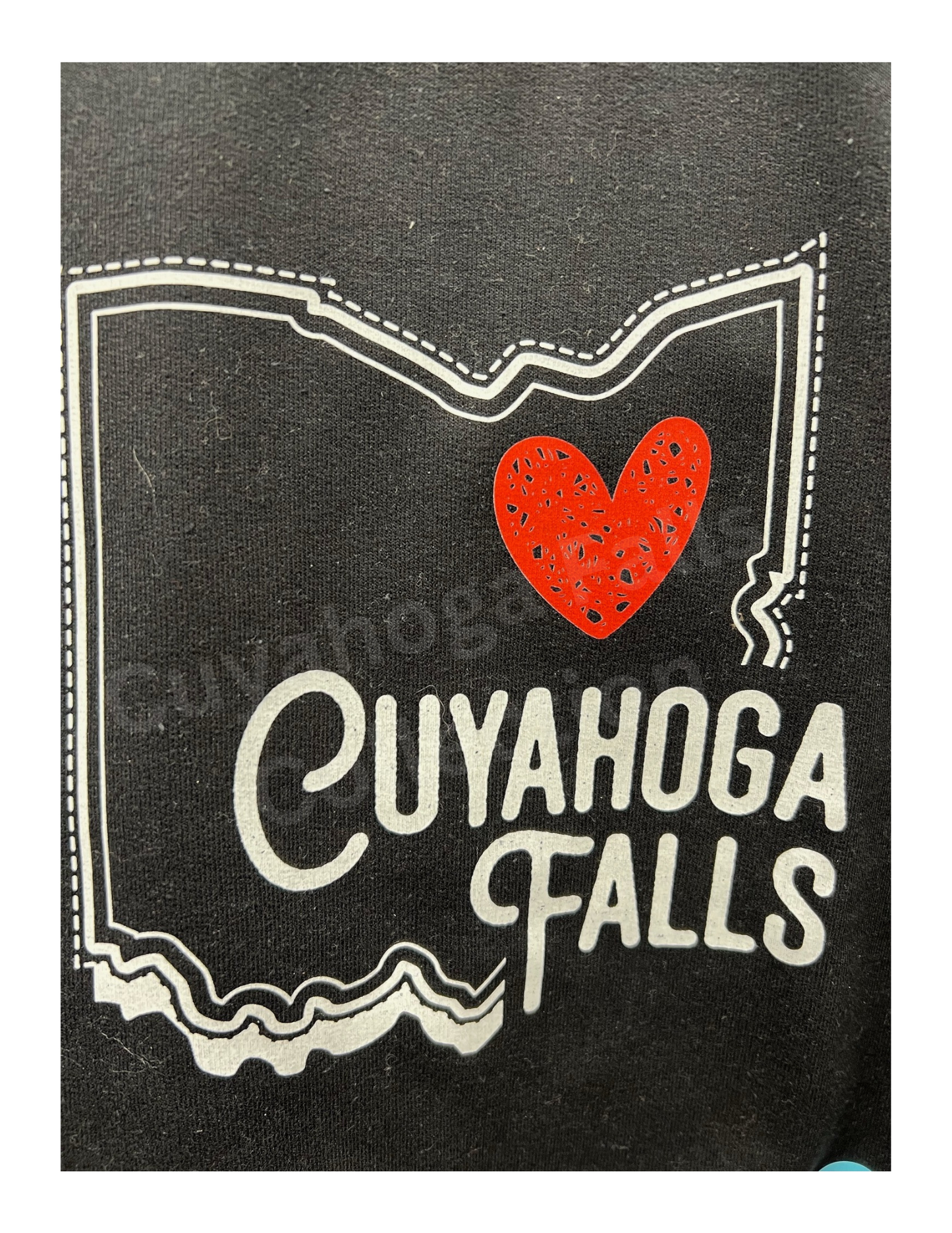 CUYAHOGA FALLS HEART T-SHIRT