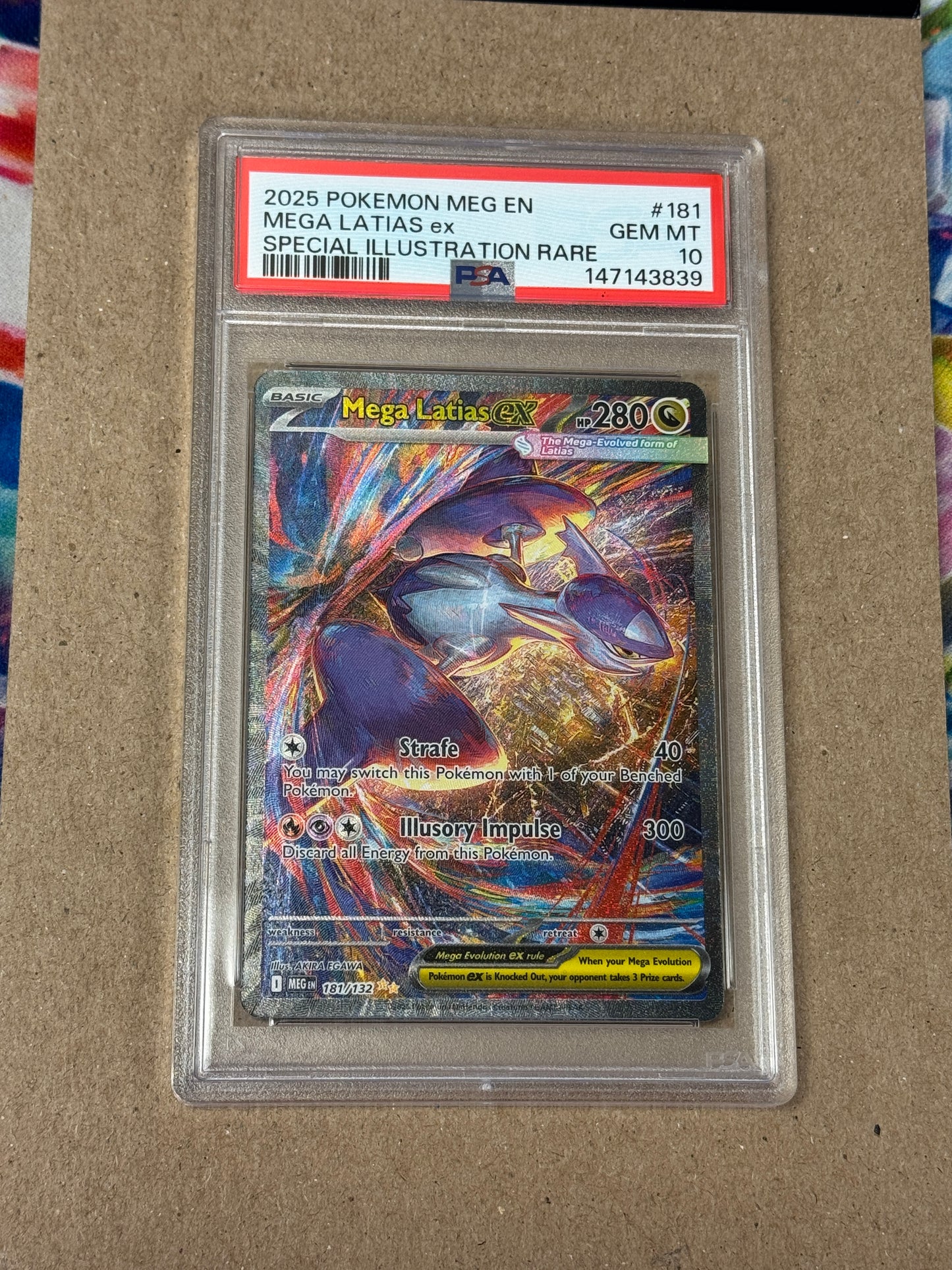 2025 MEGA EVOLUTION MEGAS LATIAS ex #181 PSA 10 PK1277