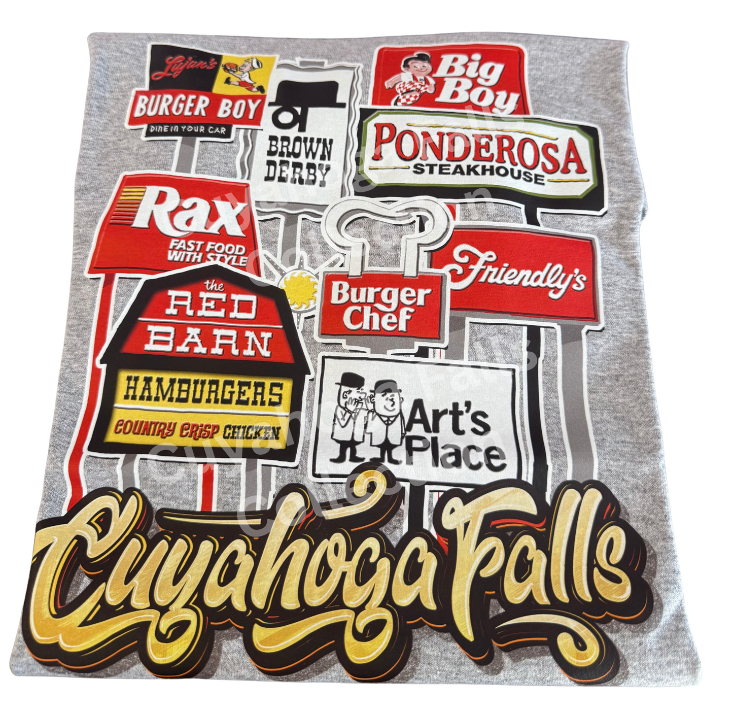CUYAHOGA FALLS RESTAURANTS HOODIE