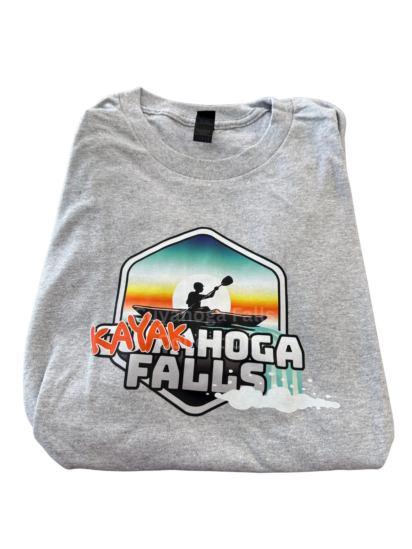 CUYAHOGA FALLS KAYAK CREWNECK SWEATSHIRT