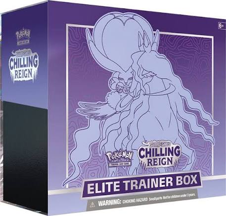 CHILLING REIGN POKEMON CENTER ELITE TRAINER BOX (STYLES MAY VARY) *DAILY DEAL*