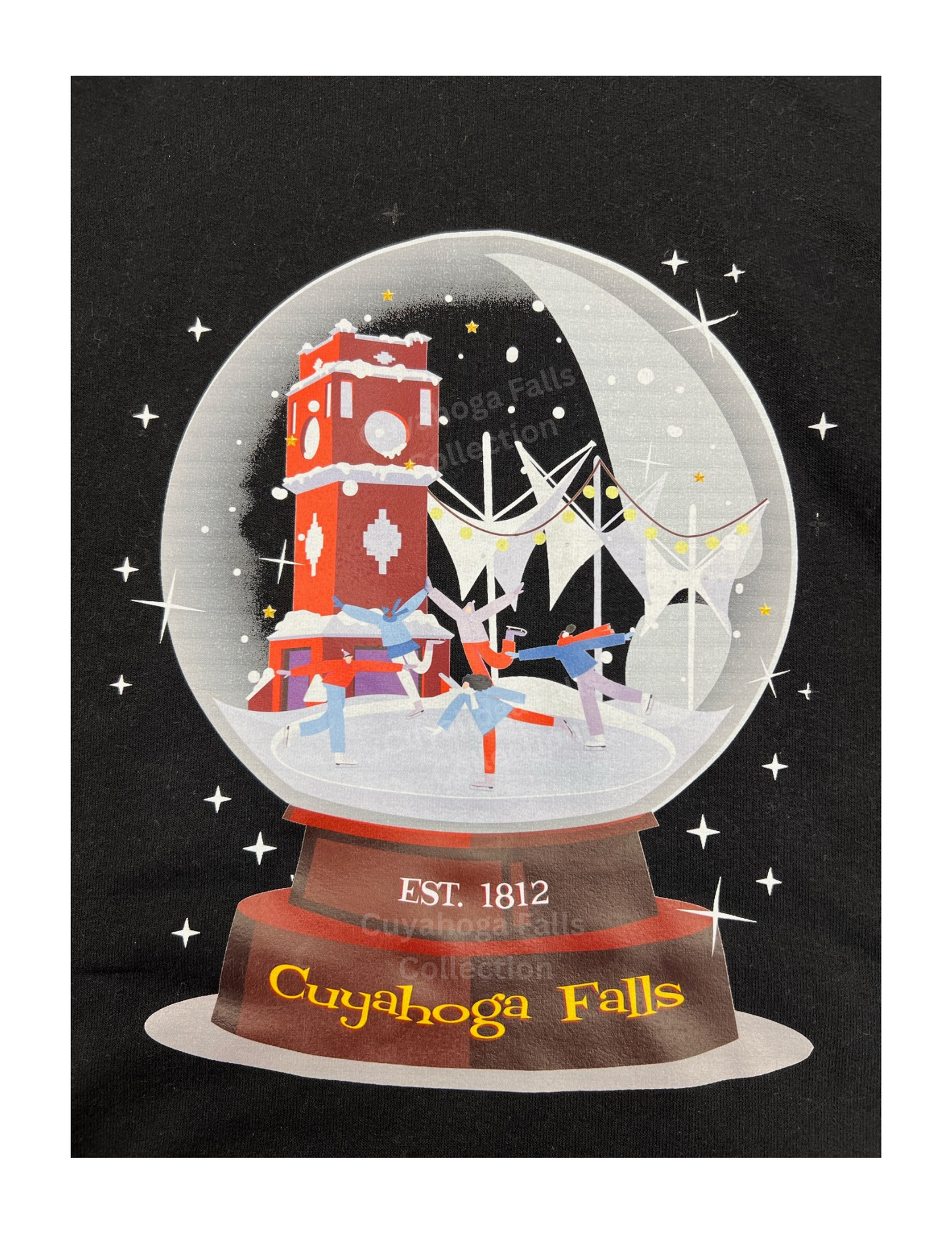 CUYAHOGA FALLS SNOWGLOBE T-SHIRT