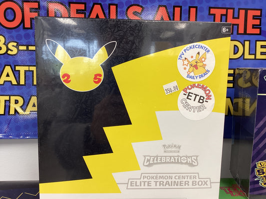 CELEBRATIONS POKEMON CENTER ETB. DEALS