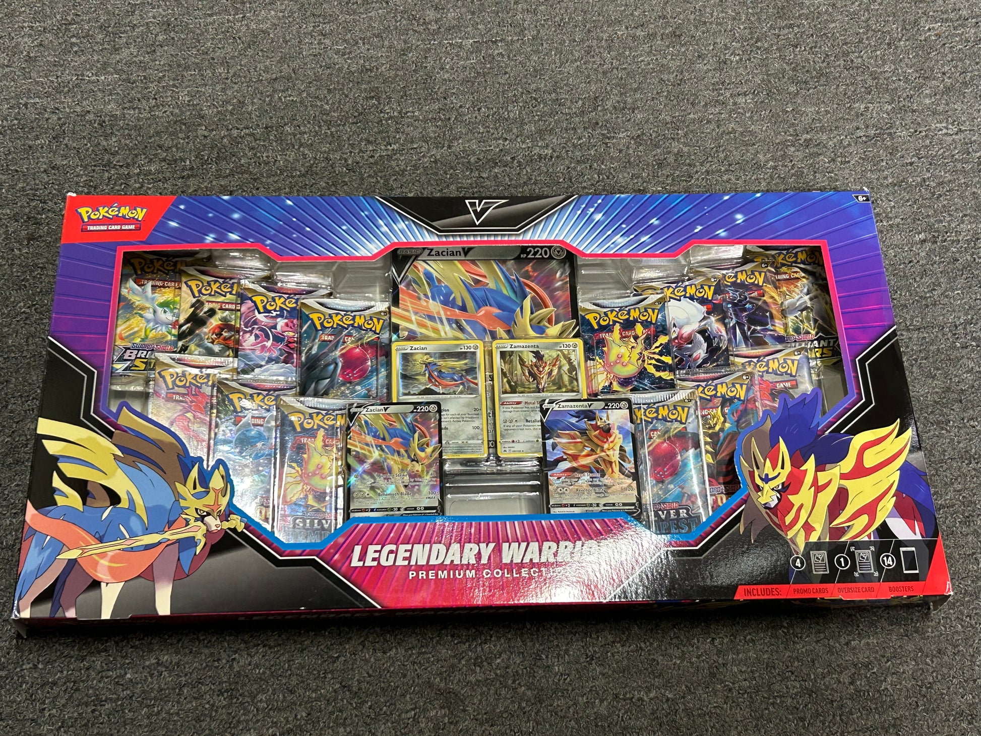 pokemon trading card games legendary warriors premium collection LEGENDARY WARRIORS PREMIUM COLLECTION. 14 PACKS – TPV POKE CENTER