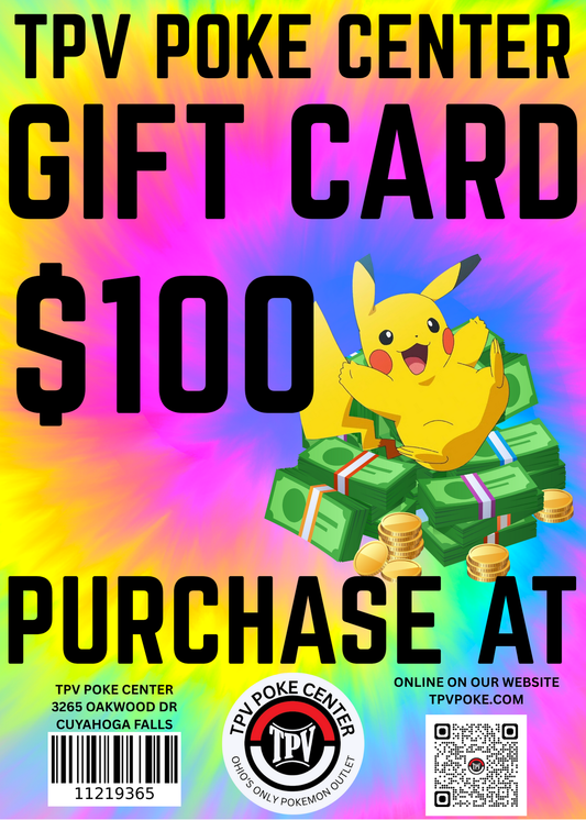 TPV POKE CENTER *100.00* GIFT CARD