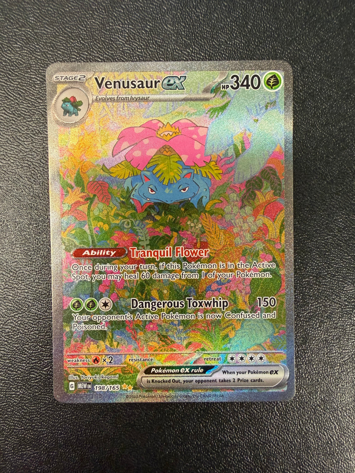 SCARLET & VIOLET 151 VENUSAUR 198/165 PK1731