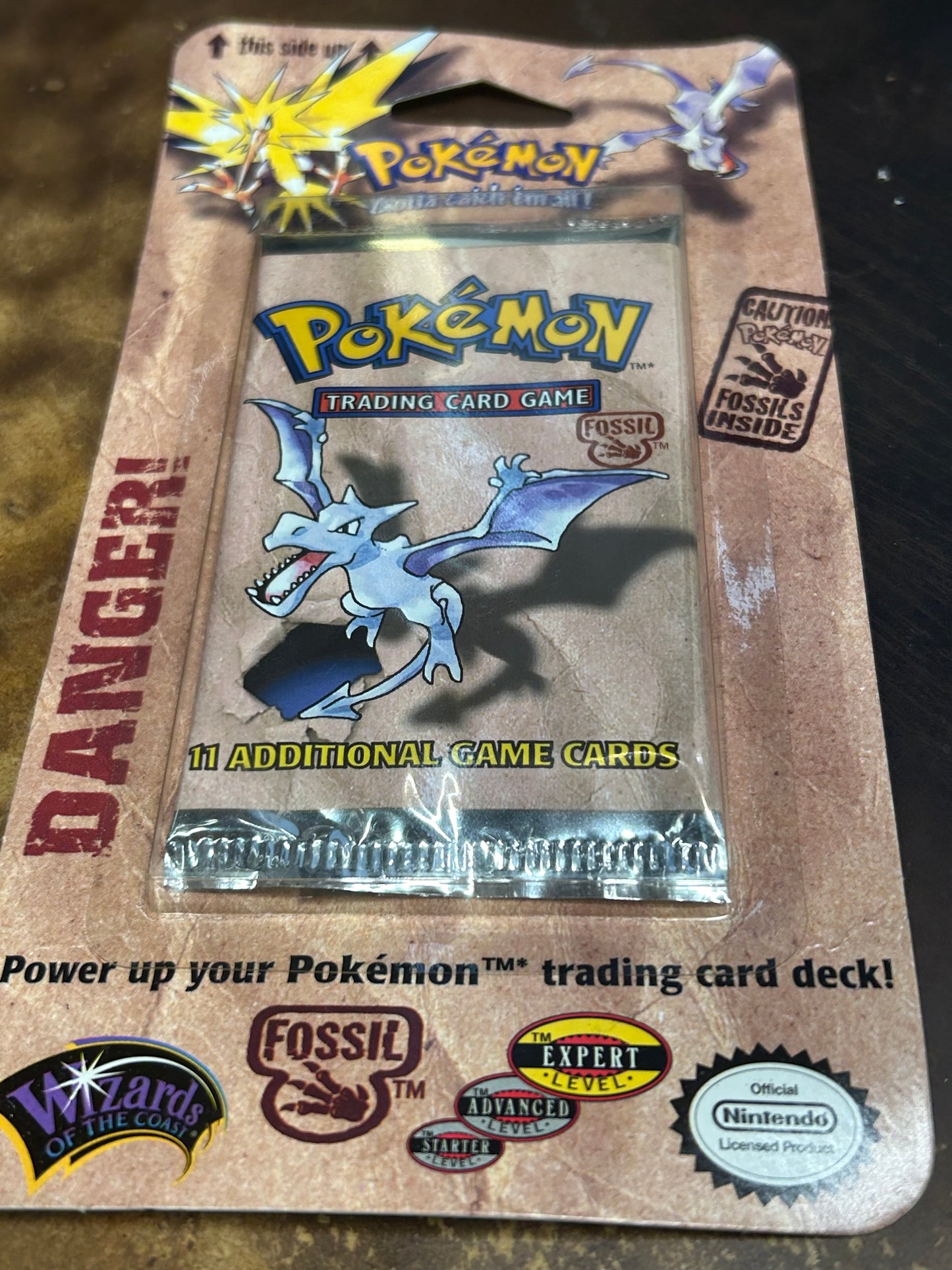 POKEMON WIZARDS OF THE COAST FOSSIL SEALED BLISTER PACK