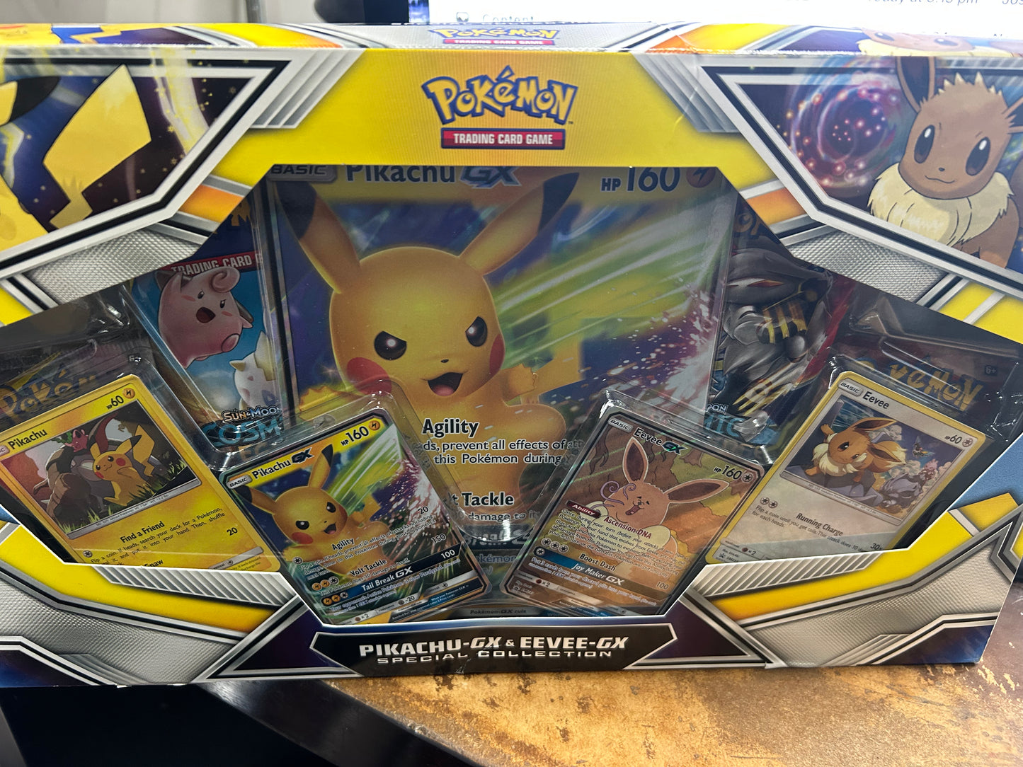 PIKACHU GX/EEVEE GX SPECIAL COLLECTION.