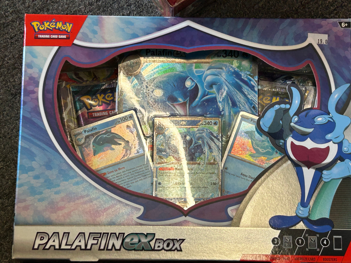 POKEMON PALAFIN TCG WINDOW BOX W/BOOSTER PACKS