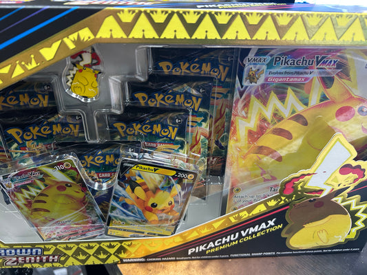 CROWN ZENITH PIKACHU VMAX PREMIUM COLLECTION
