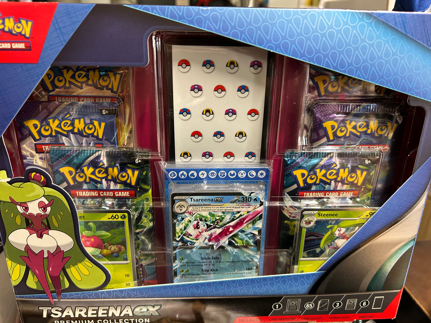 POKEMON TSAREENA EX PREMIUM COLLECTION BOX