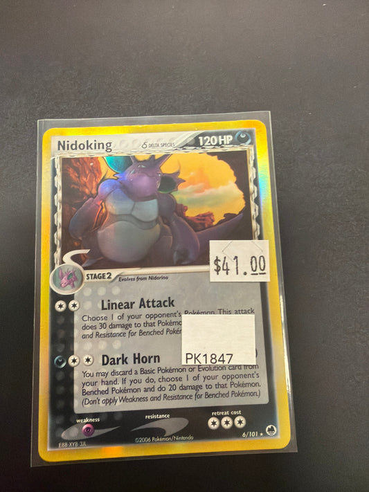 DRAGON FRONTIERS NIDOKING 6/101 RAW PK1847