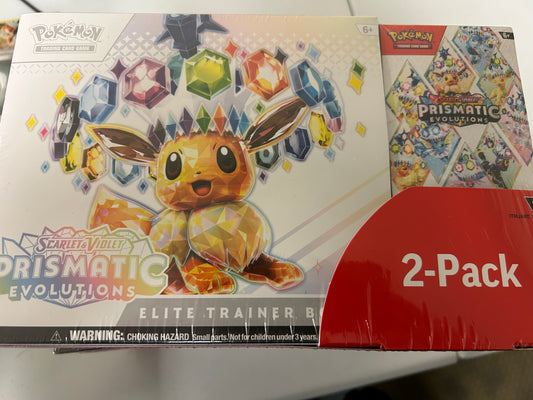 PRISMATIC EVOLUTIONS ETB/BOOSTER BUNDLE COMBO