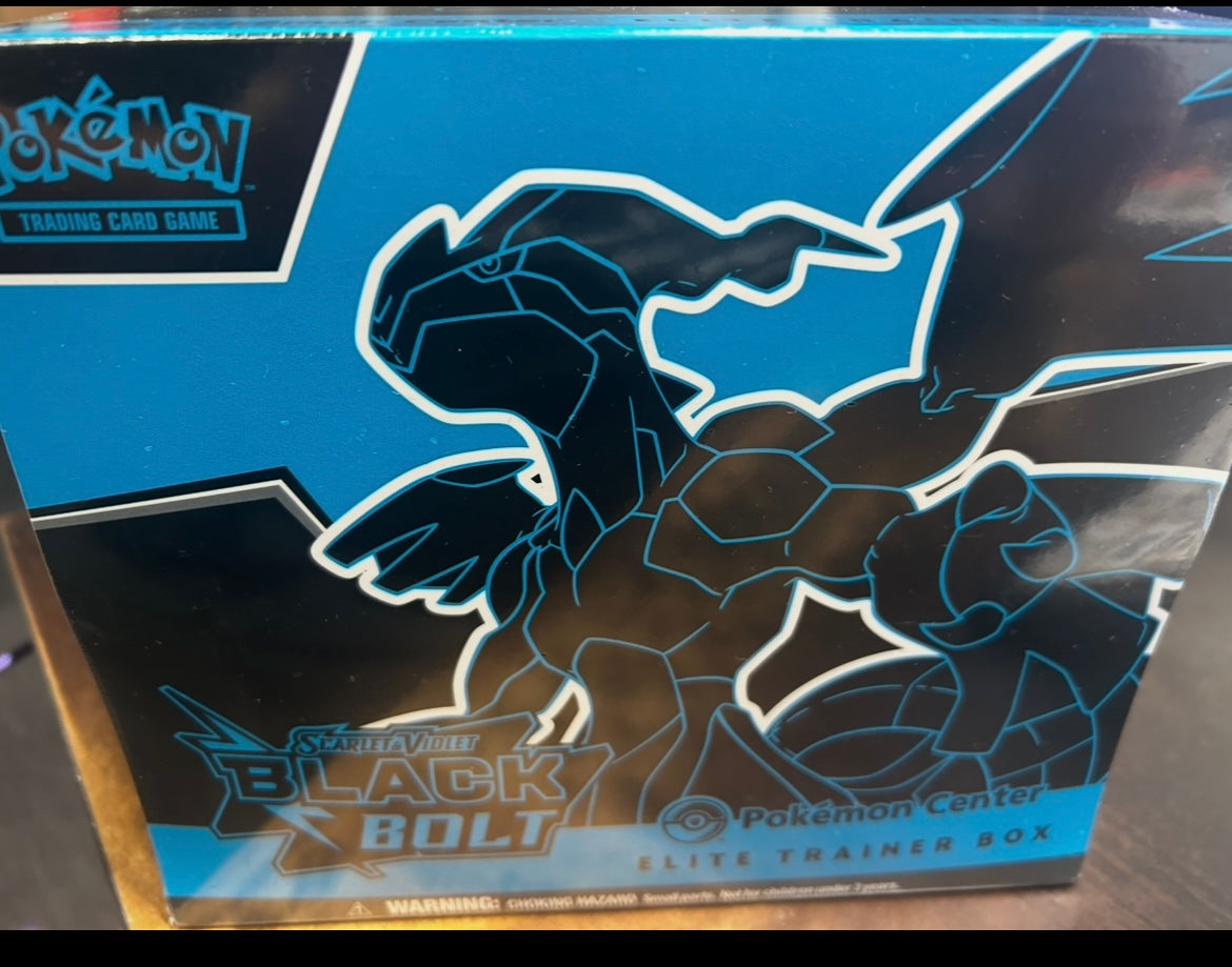 BLACK BOLT POKEMON CENTER ELITE TRAINER BOX