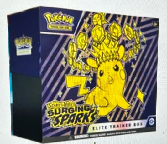 SURGING SPARKS SEALED ELITE TRAINER BOX