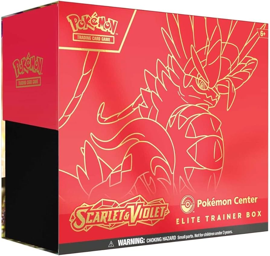 SCARLET & VIOLET POKEMON CENTER ELITE TRAINER BOX