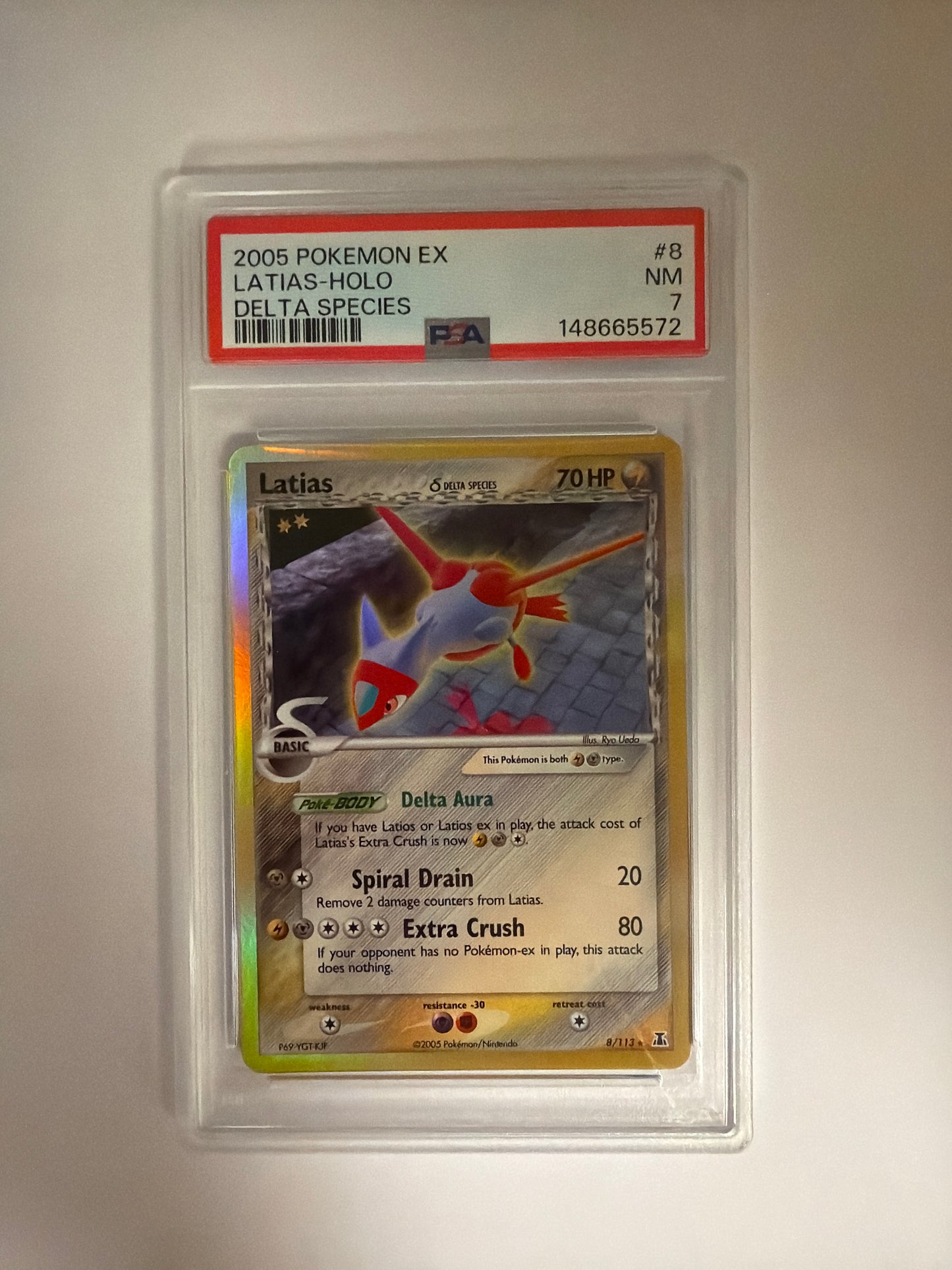 2005 LATIAS #8 DELTA SPECIES PSA 7 PK1223