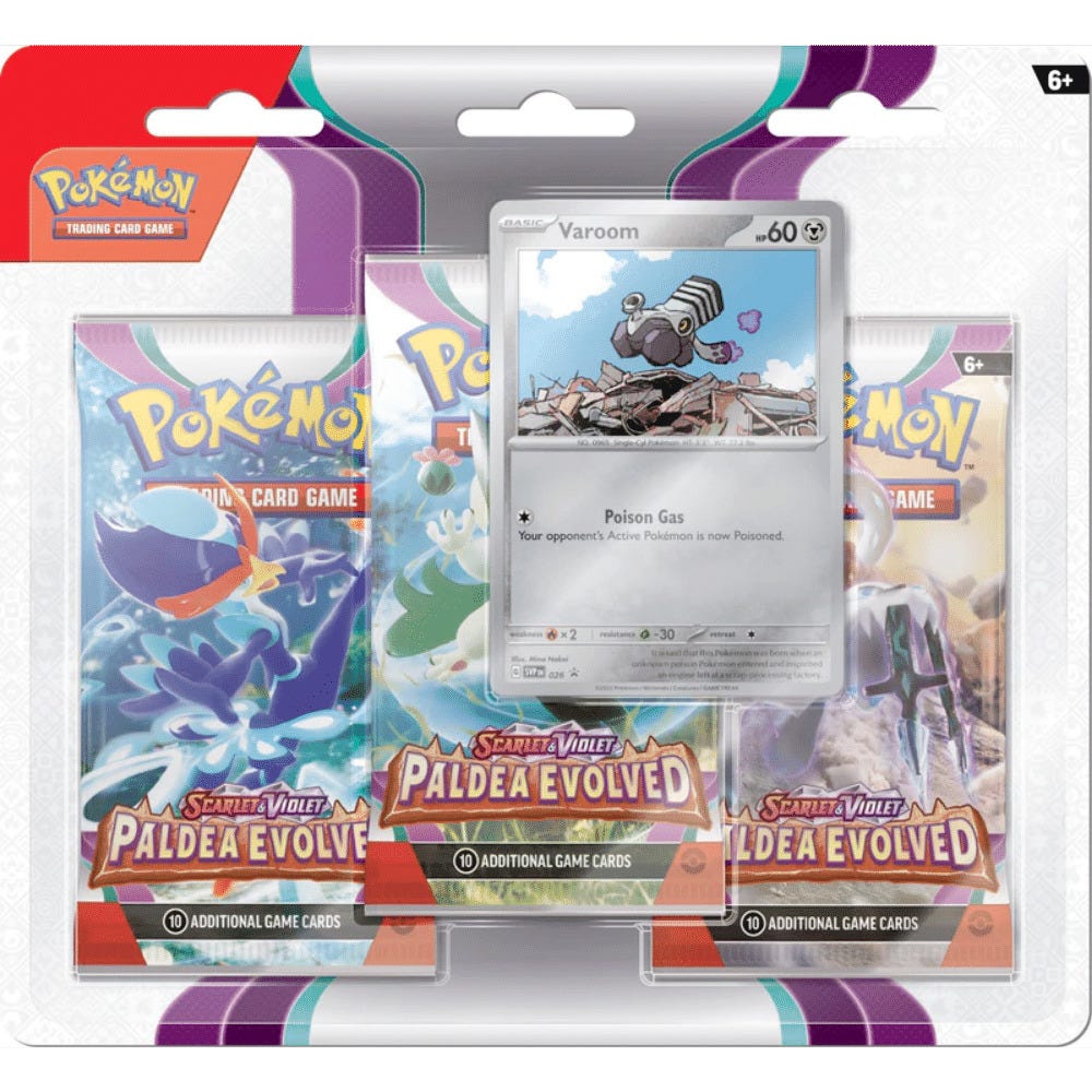 PALDEA EVOLVED 3 PACK BLISTER - STYLE MAY VARY