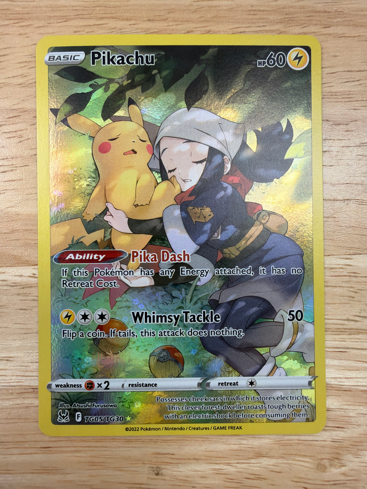 Lost Origin Trainer Gallery Pikachu TG05/TG30 CONDITION RAW *PK1876