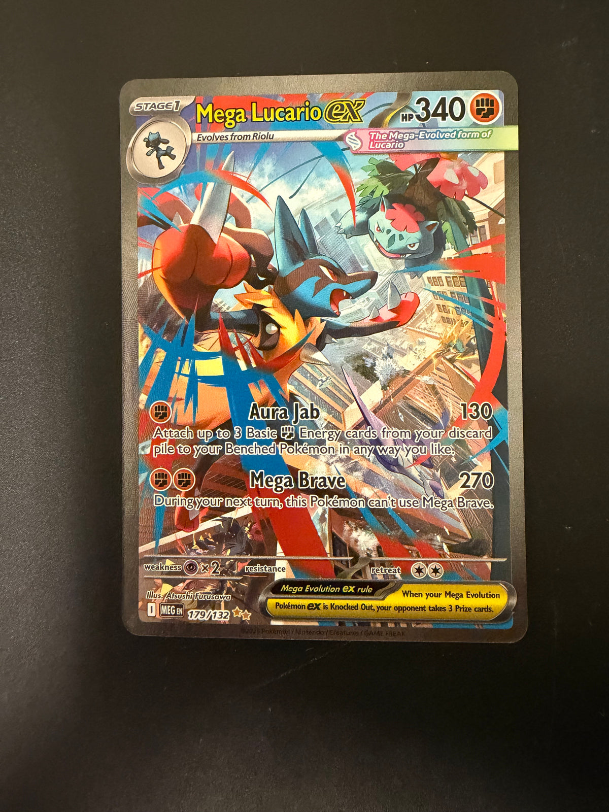 MEGA EVOLUTION MEGA LUCARIO EX 179/132 PK1385