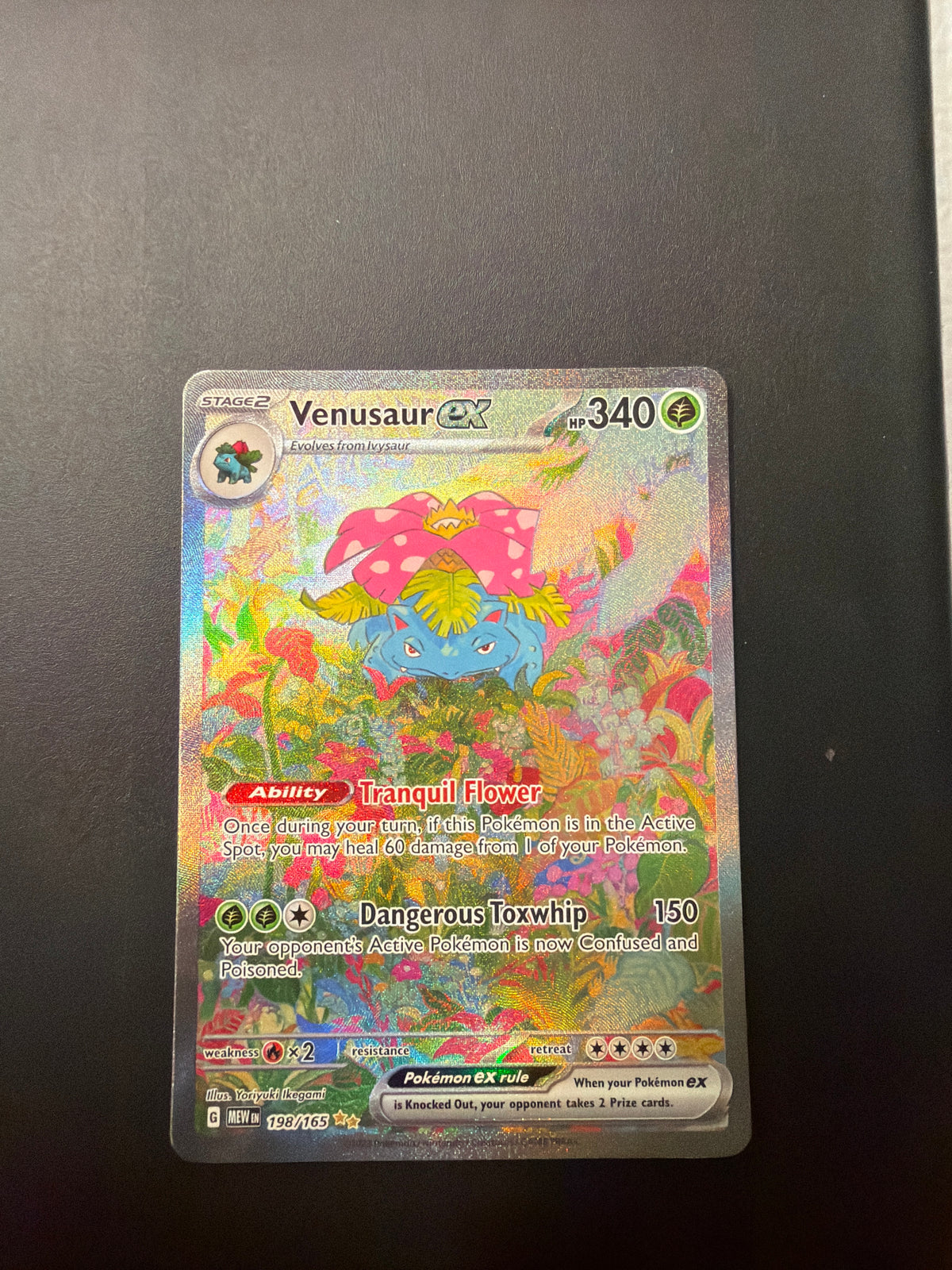 Scarlet & Violet 151 Venusaur Ex 198/165 *PK1548*