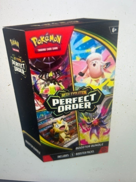POKEMON PERFECT ORDER SEALED BOOSTER BUNDLE.