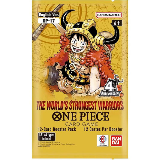 ONE PIECE OP-17 THE WORLD'S STRONGEST WARRIORS BOOSTER PACK