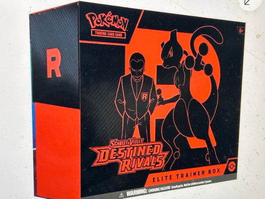 DESTINED RIVALS SEALED ELITE TRAINER BOX. LIMIT 2