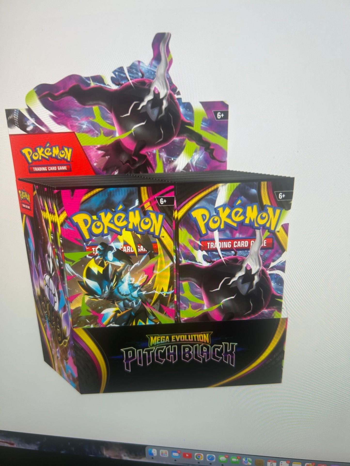 PITCH BLACK SEALED BOOSTER BOX.      RELEASE 7/17.