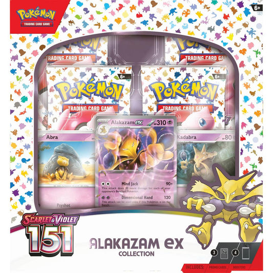 SCARLET AND VIOLET 151 ALAKAZAM EX COLLECTION
