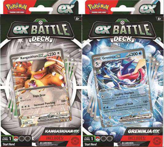 KANGASKHAN ex OR GRENINJA ex BATTLE DECK - STYLE MAY VARY