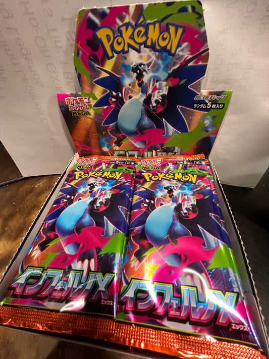 JAPANESE INFERNO X SEALED BOOSTER PACK *LIMIT 10*