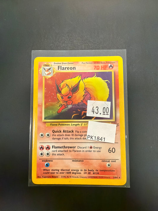 JUNGLE FLAREON 3/64 RAW PK1841