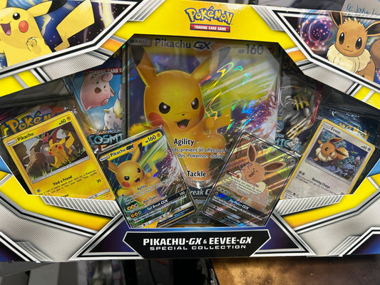 PIKACHU GX AND EEVEE GX BOX
