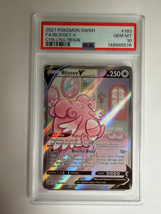 2021 BLISSEY #183 CHILLING REIGN PSA 10 PK1219