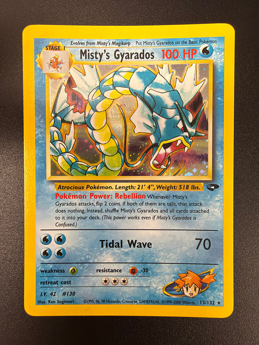 GYM CHALLENGE MISTY'S GYARADOS 13/132 RAW PK1470